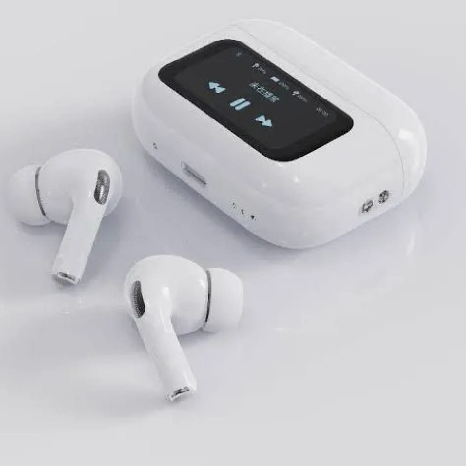 A9 Pro Bluetooth Headset LCD Smart Color Screen Wireless Active Noise Reduction Super Long Battery Life Touch Screen Headphone